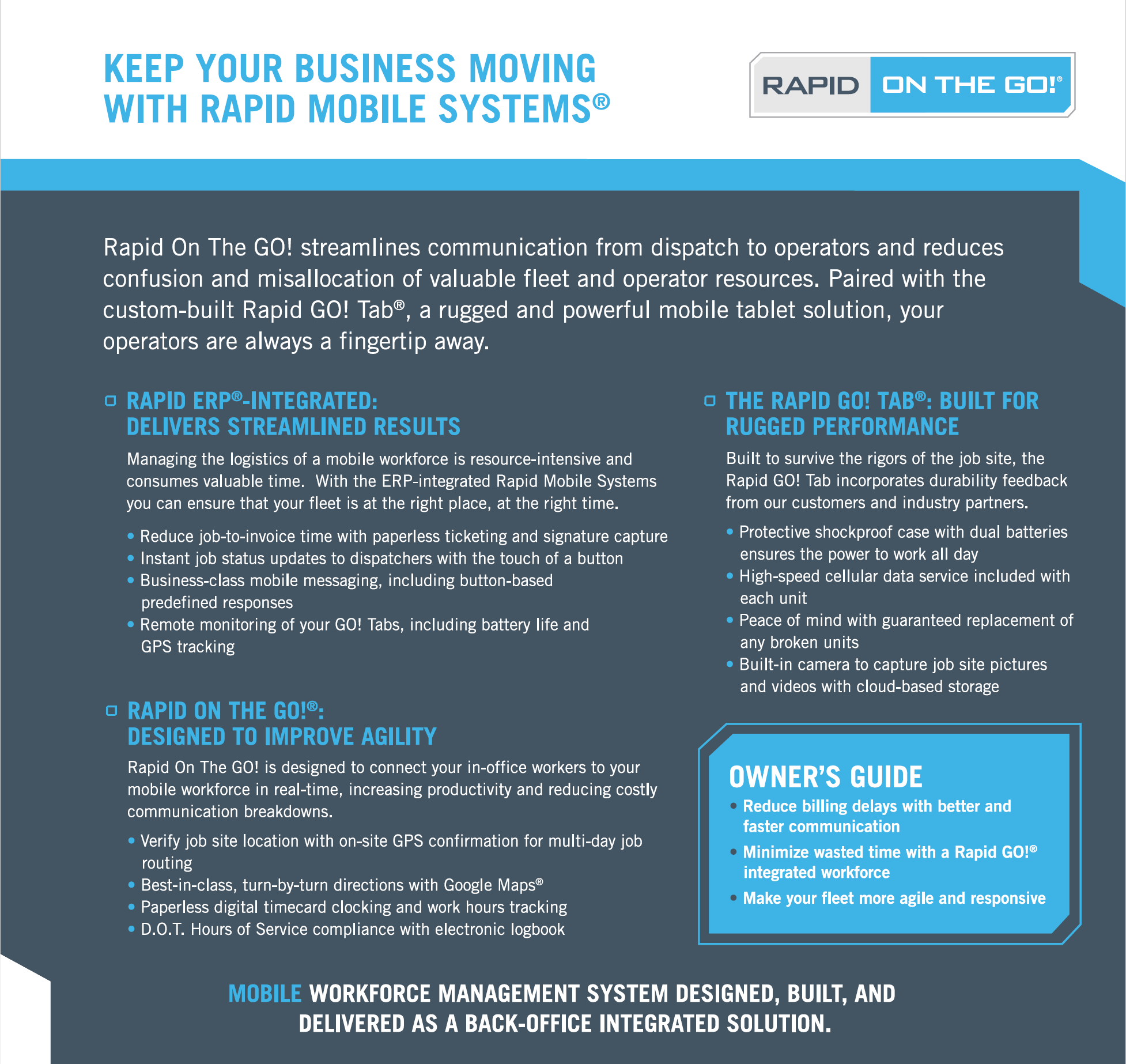 Rapid On The Go! - Keep Your Business Moving